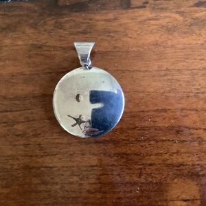 Silpada Sterling Disc Pendant